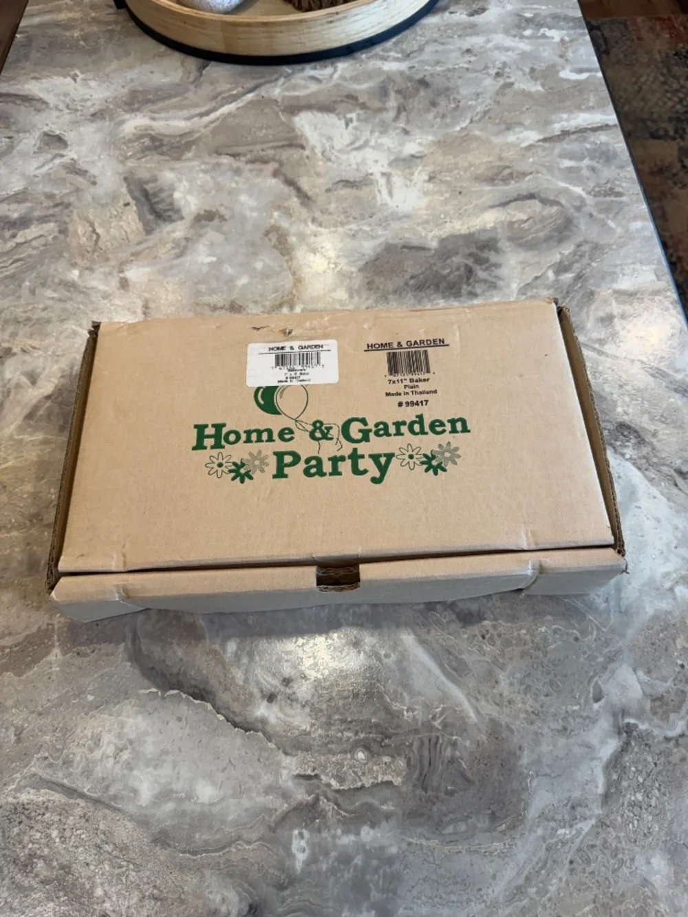 Home and garden party LLC stoneware 7“ x 11“ baking dish